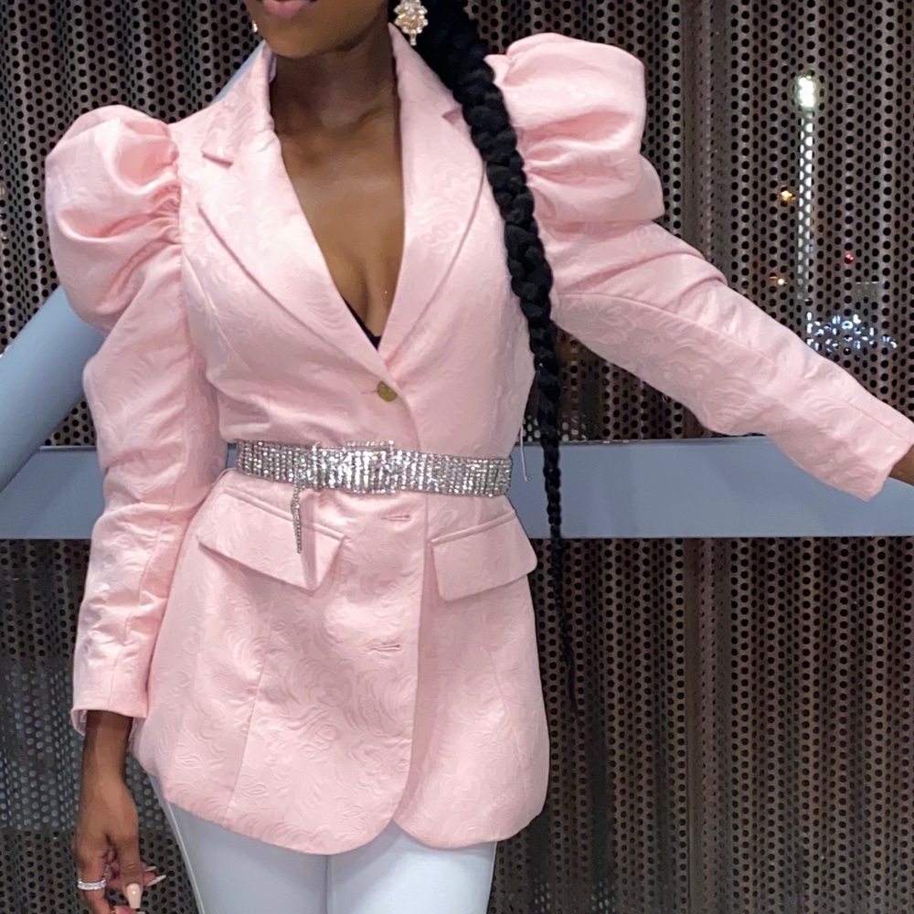 Shein blush blazer